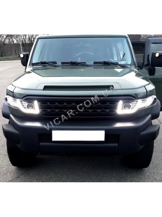 Задняя и передняя оптика + радиаторная решетка FJ Cruiser 